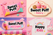 Sweet Puff, a Slab Serif Font by Wow Magic (Thumbnail 9 of 10)