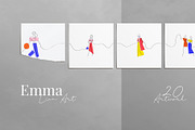 Emma - Line Art Woman & Lifestyle, a Graphic by ArtZuu (Thumbnail 12 of 12)