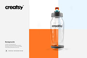 Flip Top Clear Water Bottle Mockup, a Product Mockup by creatsy4 (Thumbnail 11 of 13)