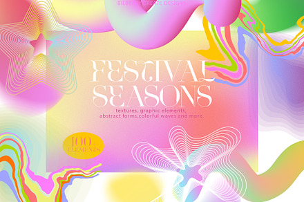 Festival seasons art set, an Object Graphic by BilberryCreates