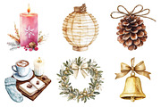 Aesthetic Christmas Clipart, an Illustration by Daily.Designs (Thumbnail 3 of 5)
