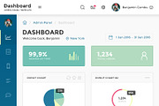 Dashboard Admin Panel PSD Template, an UI Kit Template by laaqiq (Thumbnail 14 of 14)