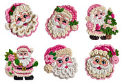 Latch Hook Yarn Crochet Santa clipar, an Illustration by Designworld (Thumbnail 2 of 4)