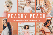 50 Peachy Peach Lightroom Presets, a Preset Add-On by SparkleStock (Thumbnail 1 of 10)