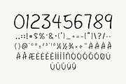 Sunny Notes Handwritten Font, a Handwritten Font by Artiveko (Thumbnail 5 of 8)