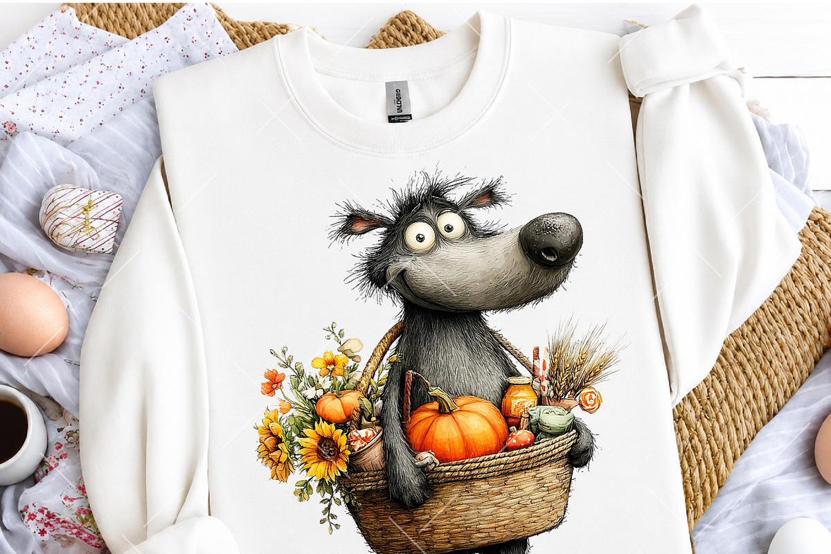 Quirky Halloween Werewolf Clipart, a Seasonal Illustration by OK Design (Photo 5 of 6)