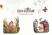 Cozy cottage, a Decorative Illustration by Katia Serdiuk (Thumbnail 1 of 6)