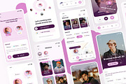 Friendzy - Dating App UI Kit, an UI Kit Template by Creative Perspective (Thumbnail 5 of 8)
