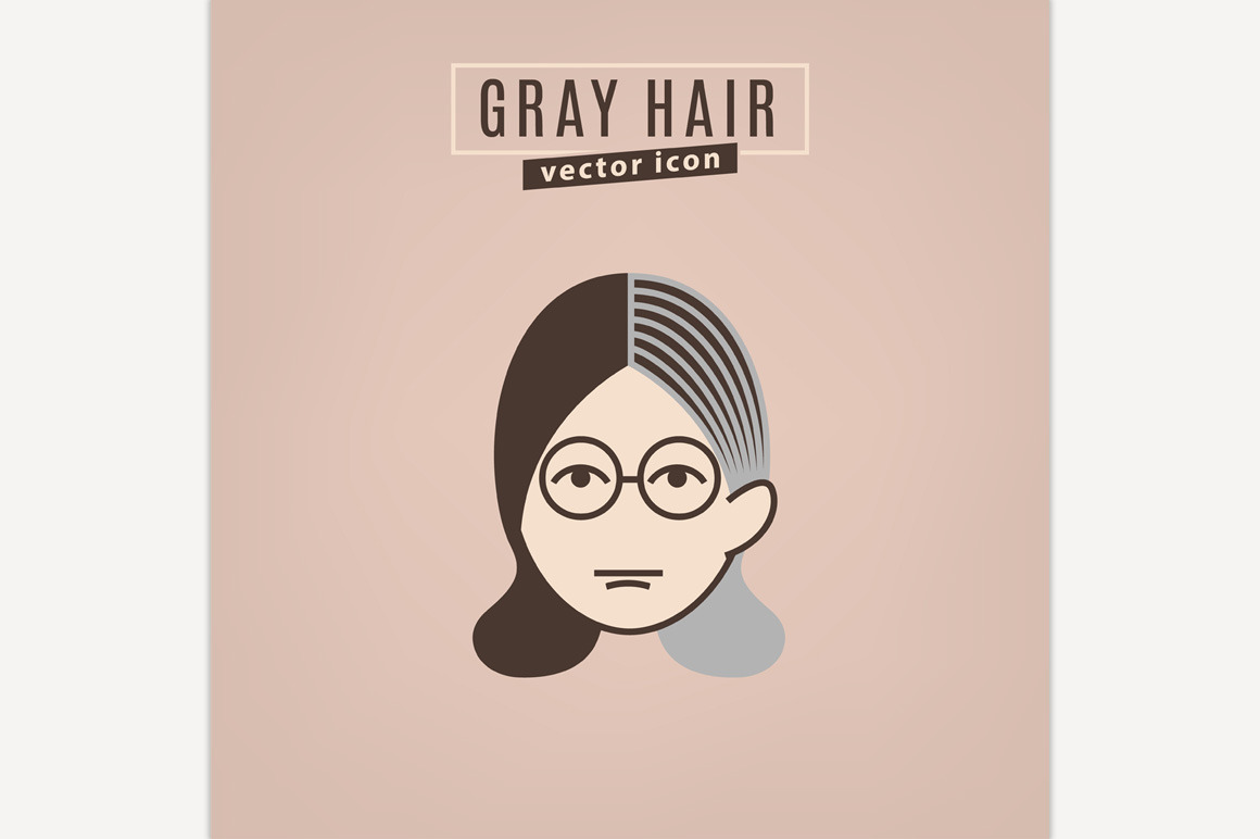 Hair problem icon, an Outline Icon by Anna's Shop