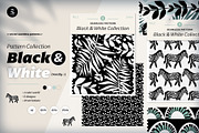 Black & White Pattern Collection, a Pattern Graphic by Pia Kolle (Thumbnail 1 of 8)