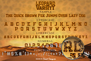 Leopard Varsity, a Font by Beast Designer (Thumbnail 2 of 2)