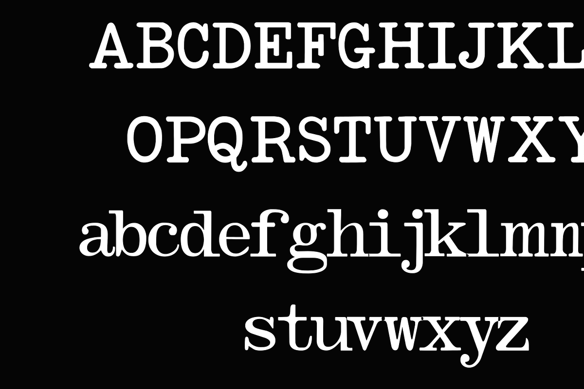 Folclorica Typewriter, a Serif Font by Intellecta Design (Photo 2 of 5)