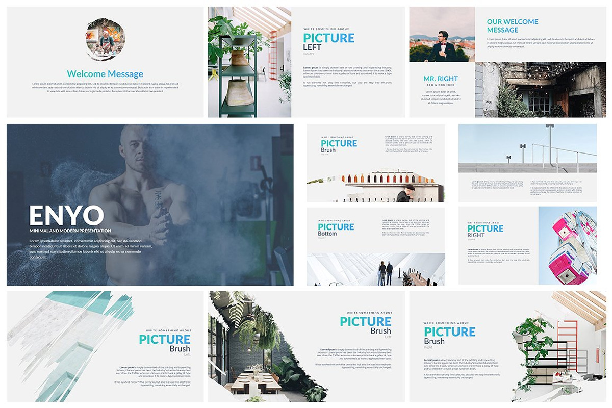 Enyo Google Slide Template, a Presentation Template by One Percent Studio (Photo 1 of 8)