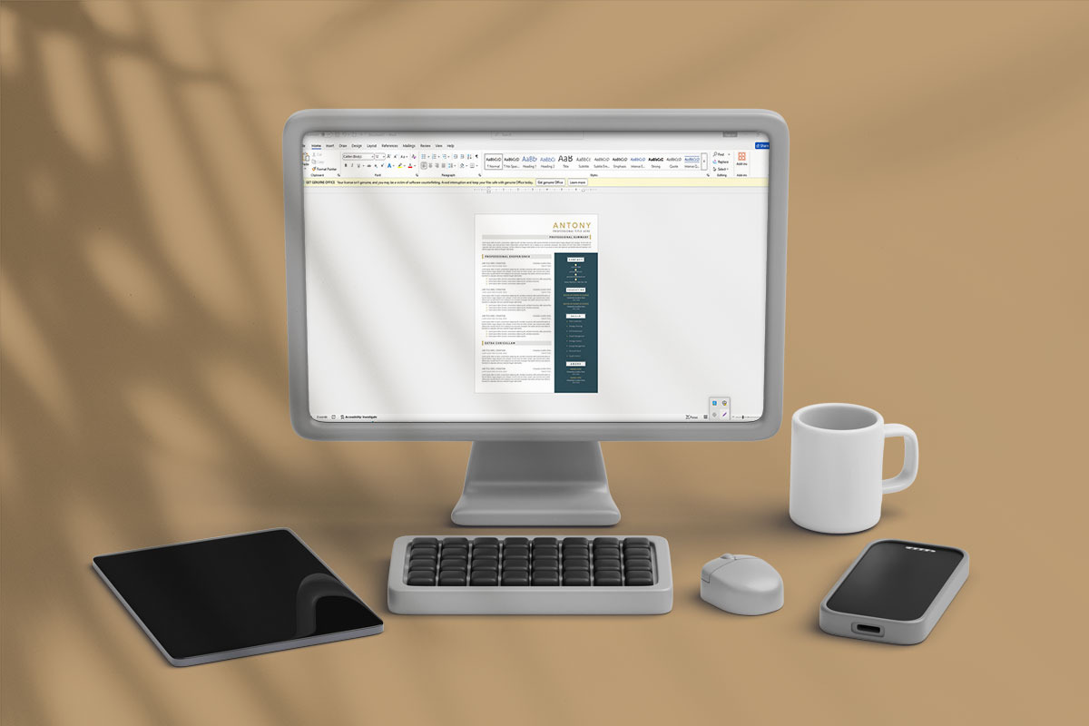 Minimal Resume Template, a Resume Template by paulresume (Photo 4 of 4)