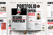 Resume Portfolio Brochure Template, a Magazine Template by PrintIdea (Thumbnail 1 of 5)