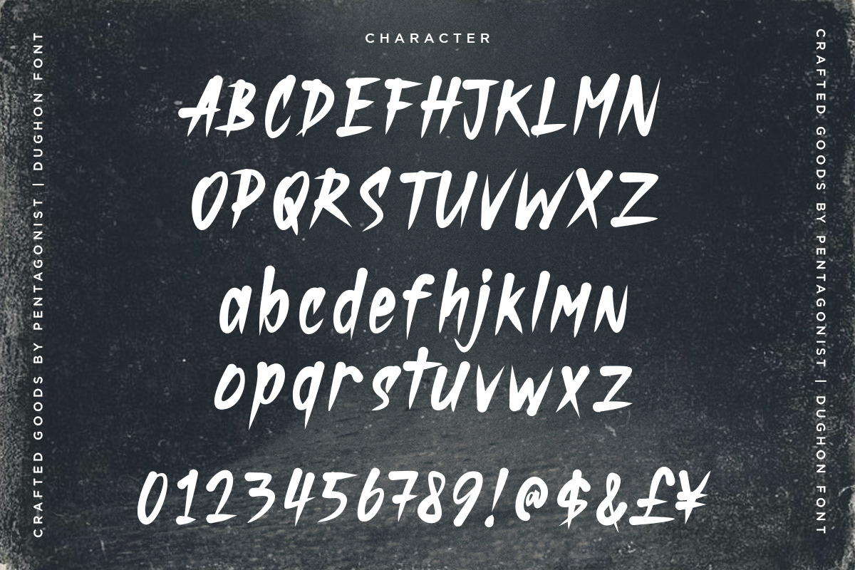 Dughon | Halloween Brush Font, a Handwritten Font by Pentagonistudio (Photo 8 of 10)