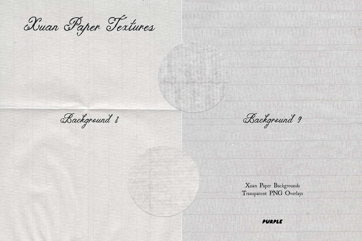 Xuan Paper Textures & PNG Overlays, a Texture Graphic by Purple (Photo 18 of 19)