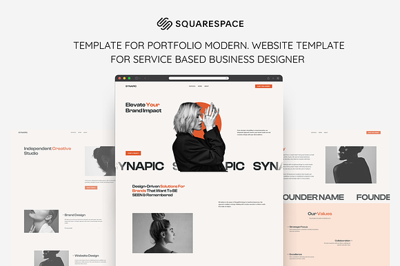 Squarespace 7.1 Website Template preview 8