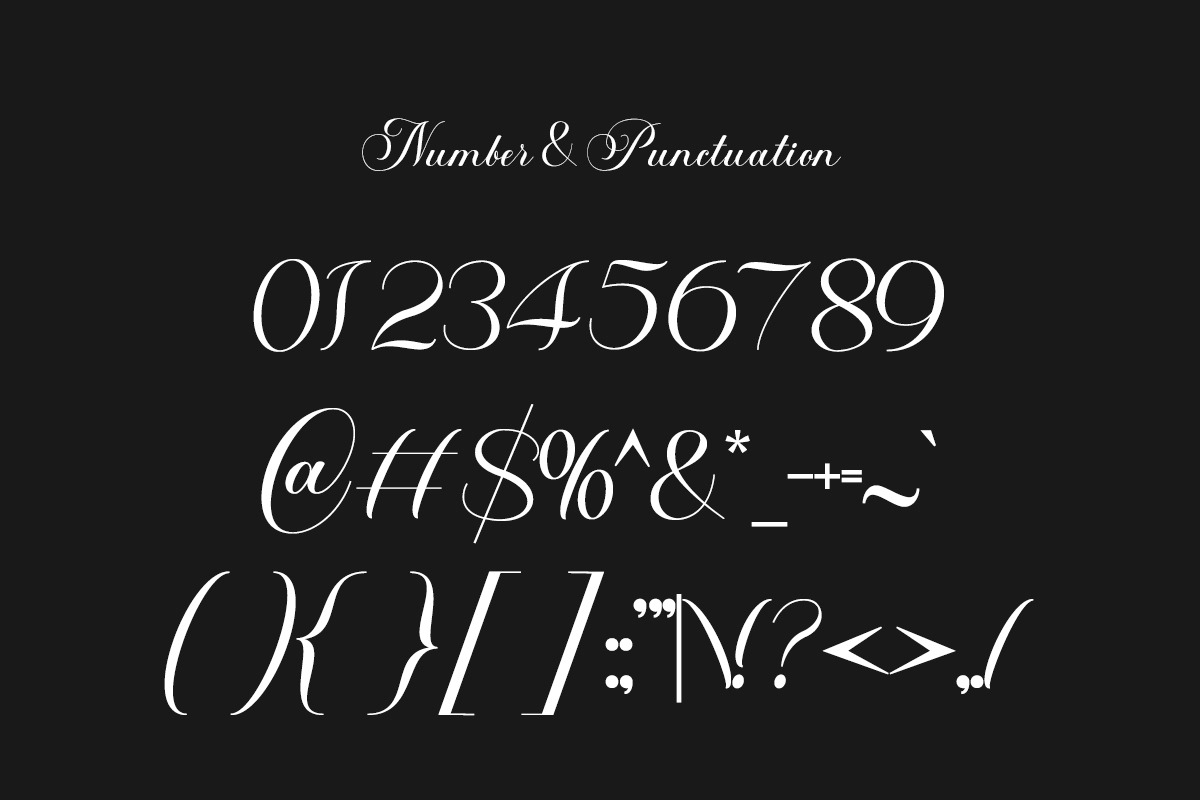 Classical Script Retro Font, a Script Font by Muntab_Art (Photo 10 of 10)