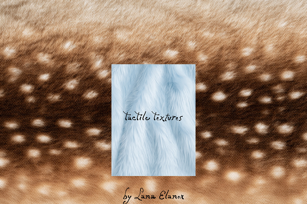 Tactile Textures: Deer, Plaid, Paper, a Texture Graphic by Lana Elanor (Photo 4 of 12)
