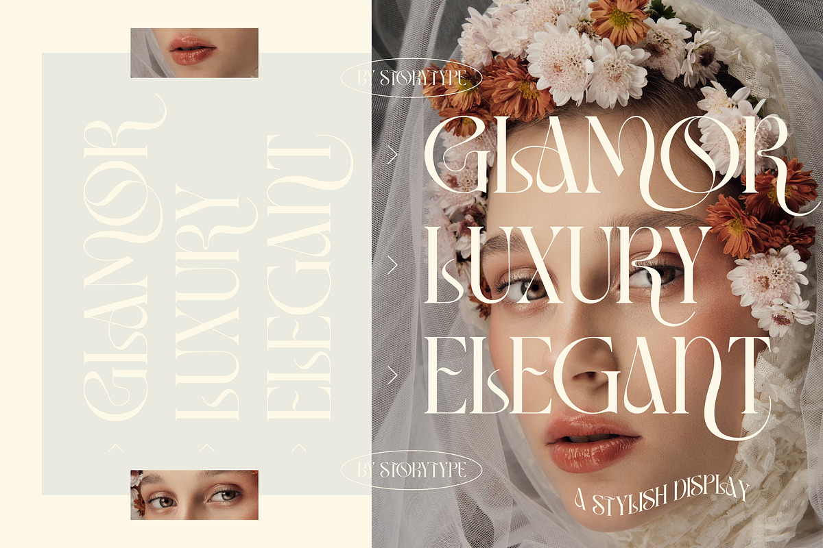 Glamora Stylish Display Font, a Serif Font by Storytype Studio (Photo 11 of 15)
