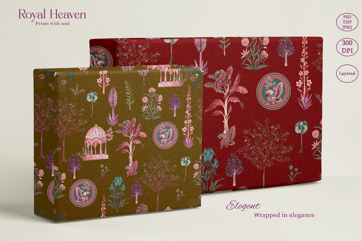 Royal Heaven Prints & Patterns, a Pattern Graphic by GND ART STUDIO (Photo 5 of 8)