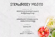 Strawberry Mojito Font, a Sans Serif Font by Aneeks Designs (Thumbnail 2 of 4)