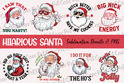 Hilarious Santa Sublimation Bundle, a Graphic by Pet Cave (Thumbnail 1 of 9)