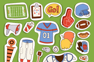 American Football Player Icons