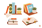 Stacks of books and textbooks, an Education Illustration by vik.stock (Thumbnail 3 of 8)