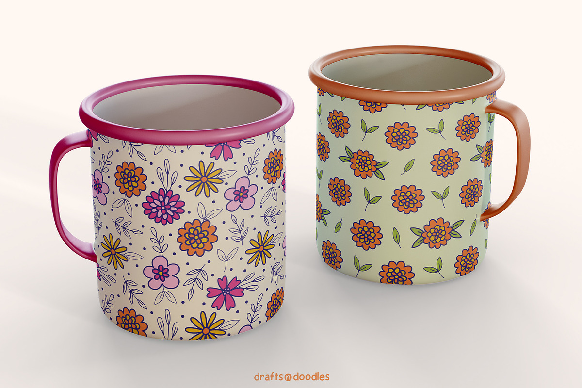 Day of the Dead Clipart and Patterns, an Object Illustration by Drafts n Doodles (Photo 11 of 14)