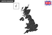 Detailed map of Great Britain, an Illustration by Vector Shop (Thumbnail 5 of 5)