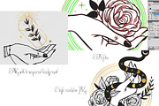 Witch hands, an Illustration by Nadia Murash (Thumbnail 2 of 3)