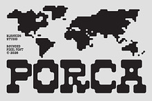 Porca a Rounded Pixel Font