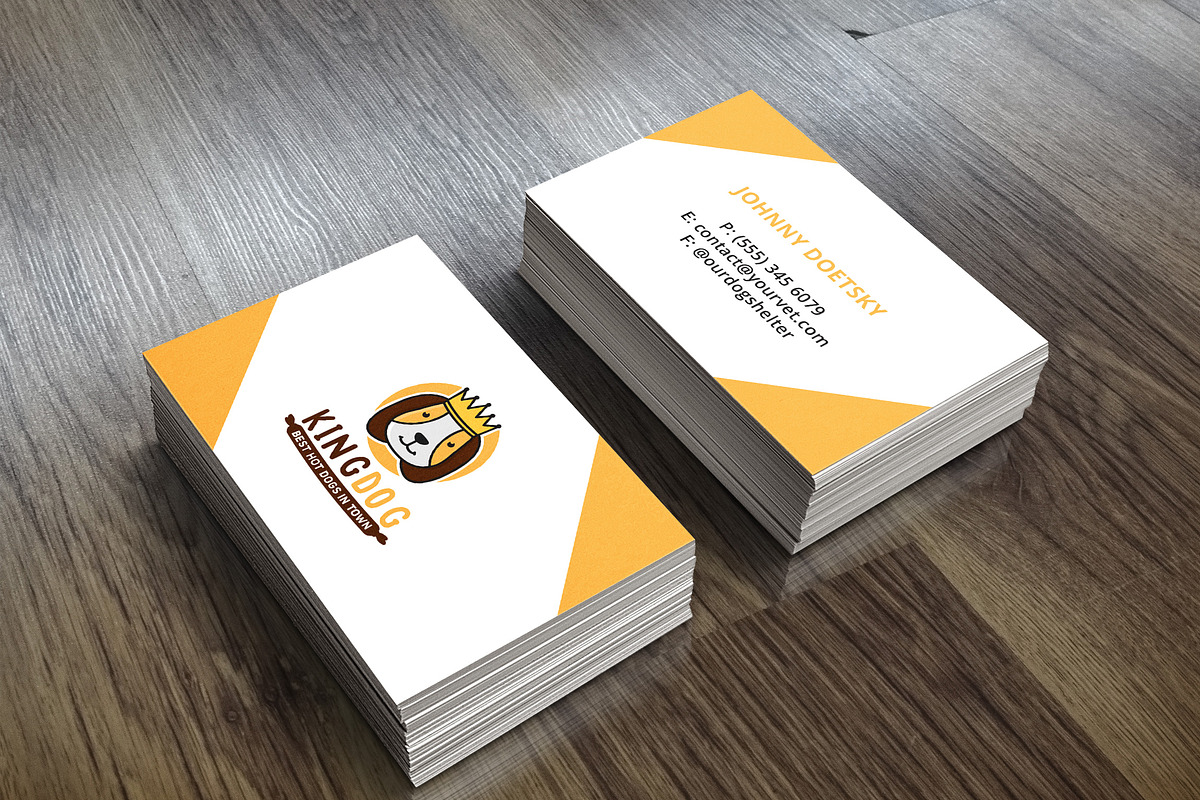 Business Card - King Dog, a Business Card Template by Brandspark Mini