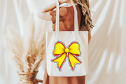 Baseball Softball Coquette Bow Png, an Illustration by Libby Wishes (Thumbnail 3 of 5)