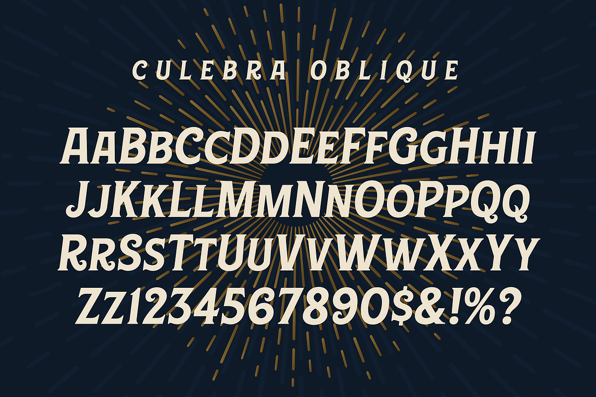 Culebra Font, a Serif Font by Mysterylab Designs (Photo 8 of 8)