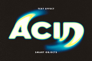 Acid Text Effect, a Layer Style Add-On by Design Squad