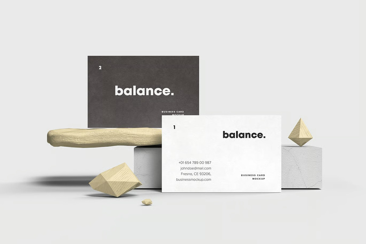 Business Card Mock-up 85x55, an Advertising Mockup by zippypixelstudio (Photo 2 of 13)