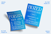 Adevas Disco, a Serif Font by Craft Supply Co. (Thumbnail 7 of 8)