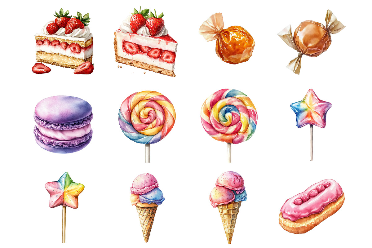 Cupcake & Sweet Treats, an Illustration by Design Market (Photo 2 of 4)
