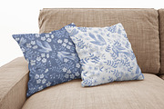 Hampton Blue Birdy Pattern, seamless, a Pattern Graphic by swiejko (Thumbnail 7 of 9)