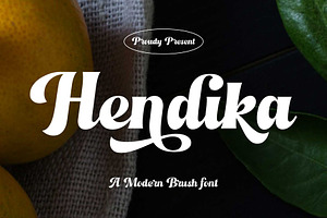 Bold Vintage Script - Hendika