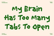 CS Barnaby Stamp, a Sans Serif Font by Craft Supply Co. (Thumbnail 5 of 8)