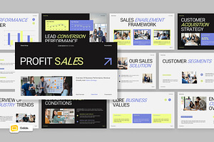 Profit Sales Deck Google Slides, a Presentation Template by Loin Studio