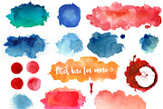 Megapack watercolor for design, an Illustration by Samui-Art (Thumbnail 4 of 6)