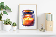 Watercolor Cozy Cooking Clipart, an Illustration by Canvas Craft (Thumbnail 4 of 7)