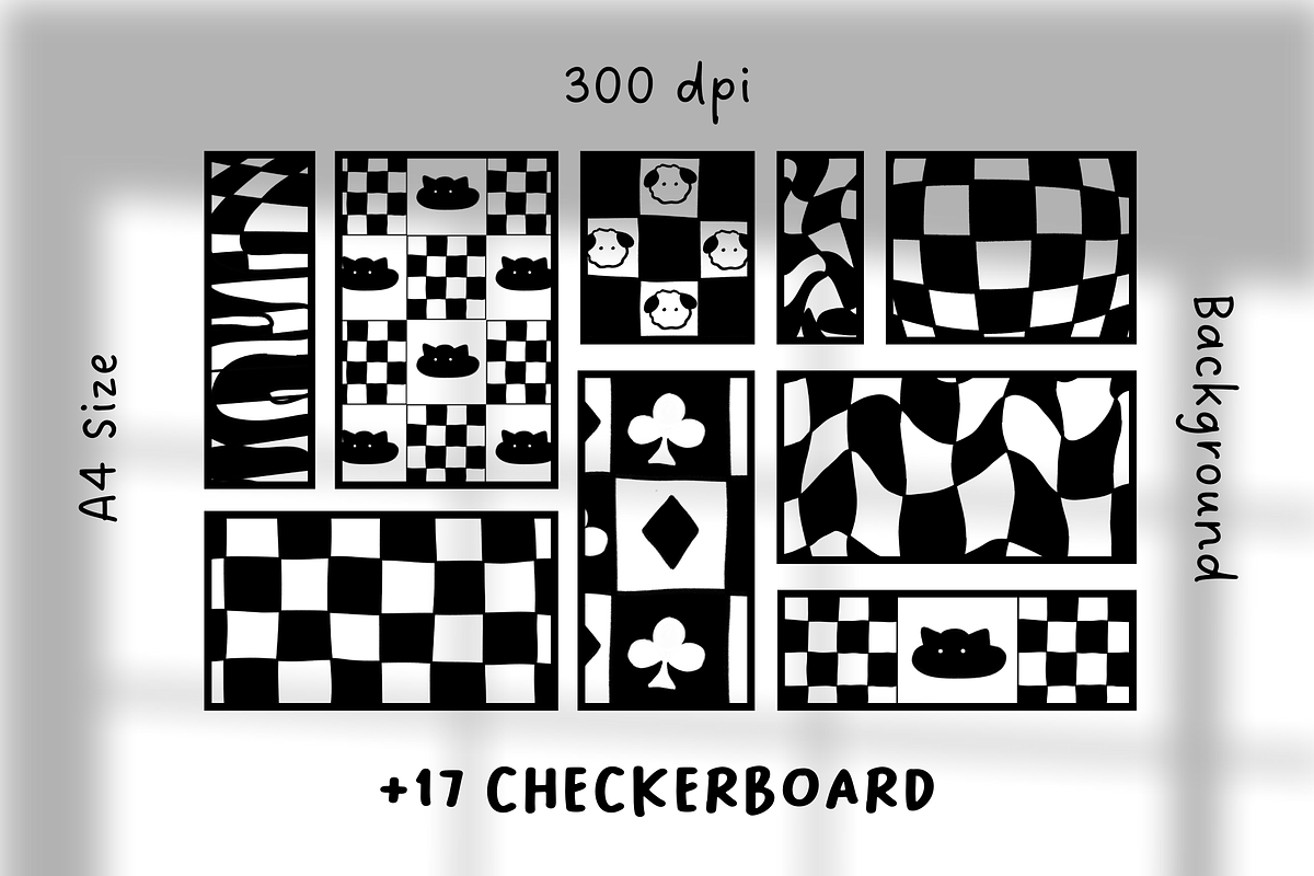 17+ Checkerboard Backgrounds, a Background Graphic by The Journey Atelier (Photo 1 of 9)