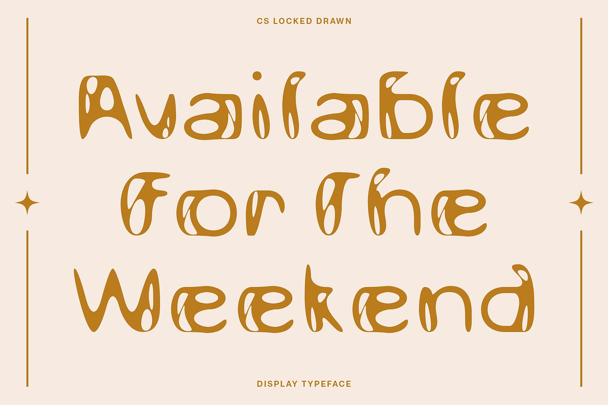 CS Locked Drawn, a Sans Serif Font by Craft Supply Co. (Photo 2 of 8)