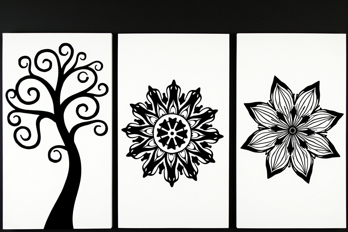 Decorative Tree Floral Nature Tile, a Decorative Illustration by Artivon (Photo 20 of 23)